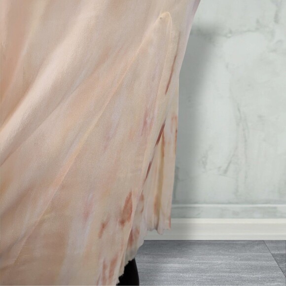 Young Fabulous and Broke Elie Trapeze Dress Size XS Viscose Chiffon Halter Midi - Picture 10 of 16